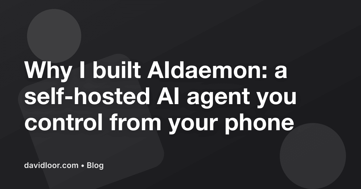 How OpenClaw inspired me to build AIdaemon, my own AI agent