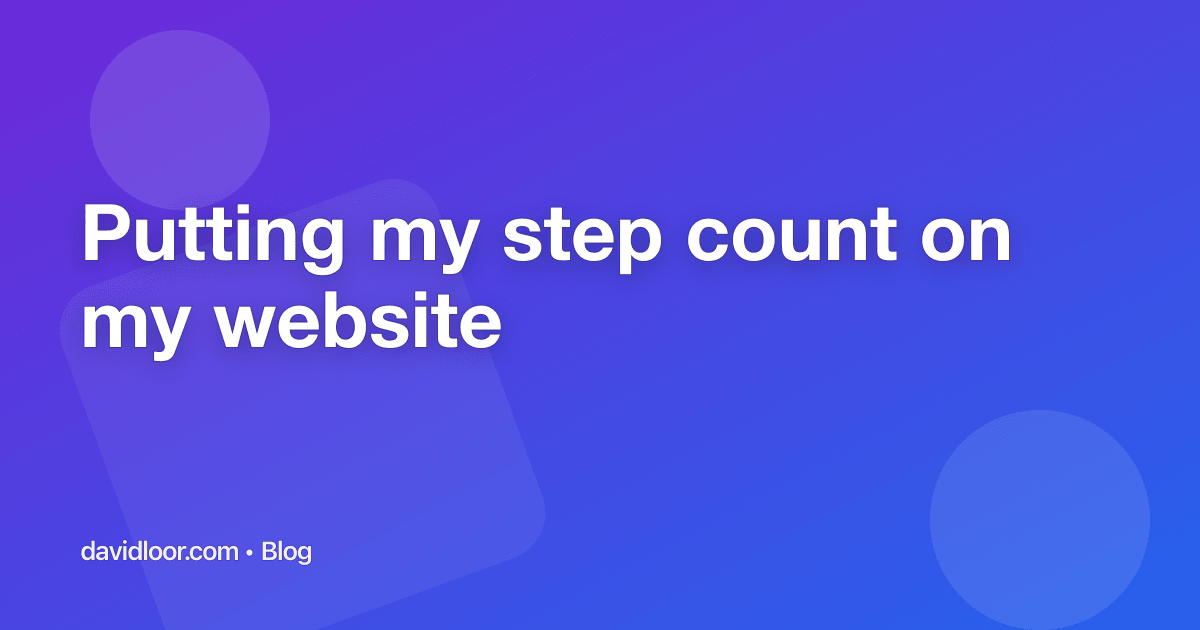 Отображение количества шагов на моем сайте